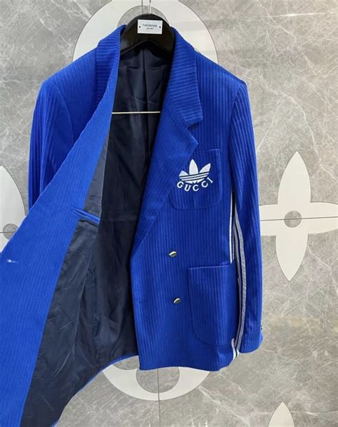 gucci x adidas blue suit|adidas x gucci outlet.